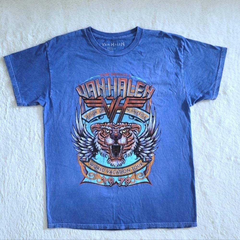Van Halen🎶 "Tour of N. America World🌎 Vacation Tour 1979" Graphic Tee👕 - NWT